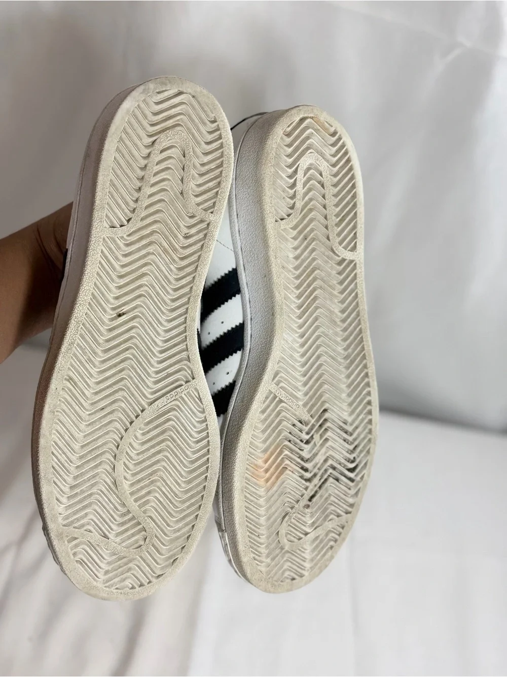 Classic White & Black Men’s Leather Sneakers